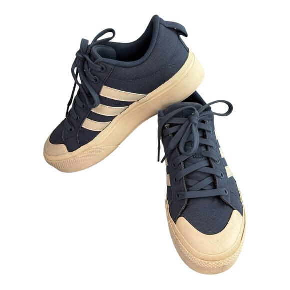 Adidas Women Shoes Size 8 Bravada 2.0 Platform Blue - Picture 1 of 11